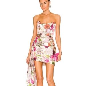 Katie May Chasing Dawn Gown in Pink Daisy